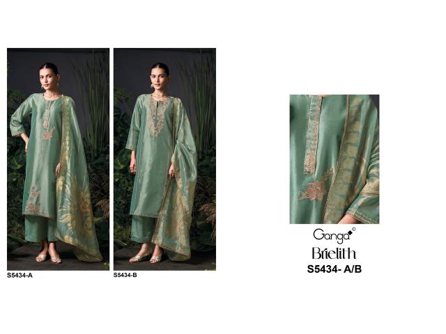 Ganga brielith 5434 wholesale dress material in delhi